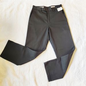 NWT John Nordstrom Stain Resistant Twill Pants. Black. 32X32.